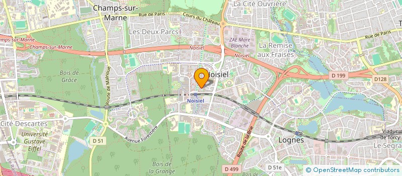 localisation de l'entreprise CHAMARET-GINESTE  NOISIEL