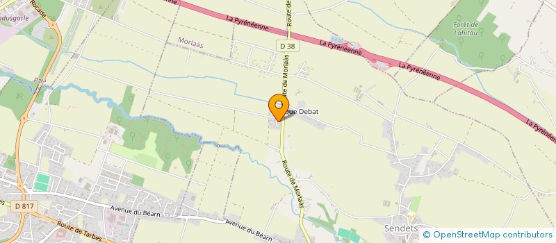 localisation de l'entreprise CHAMARETTE  SENDETS