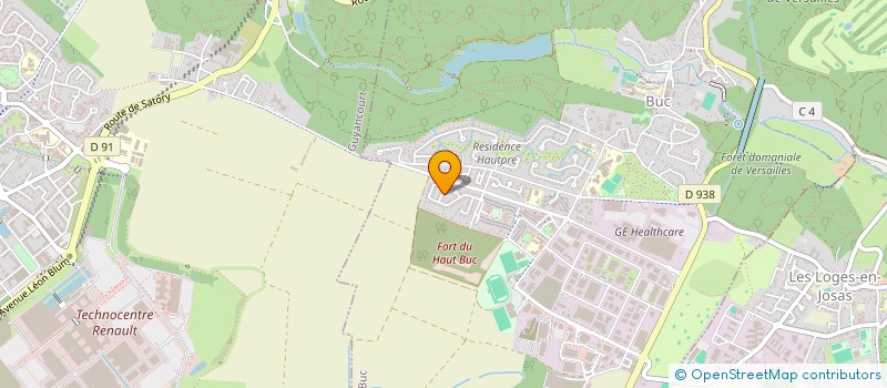 localisation de l'entreprise CHAMARINE  BUC