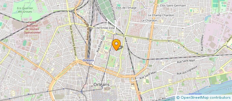 localisation de l'entreprise CHAMARSYL à ORLEANS