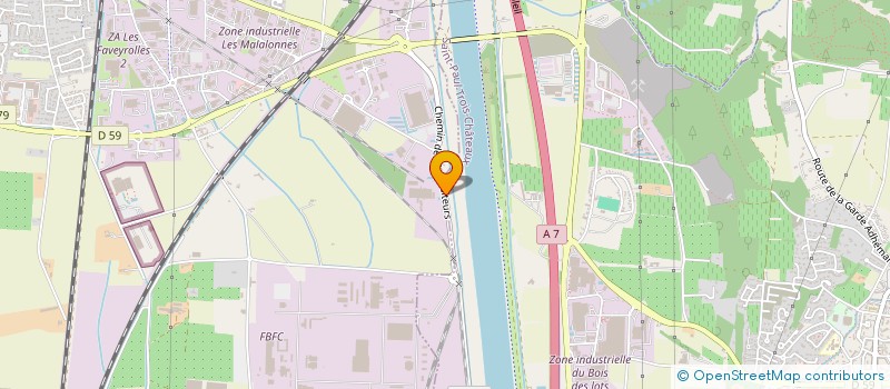 localisation de l'entreprise CHAMART  PIERRELATTE