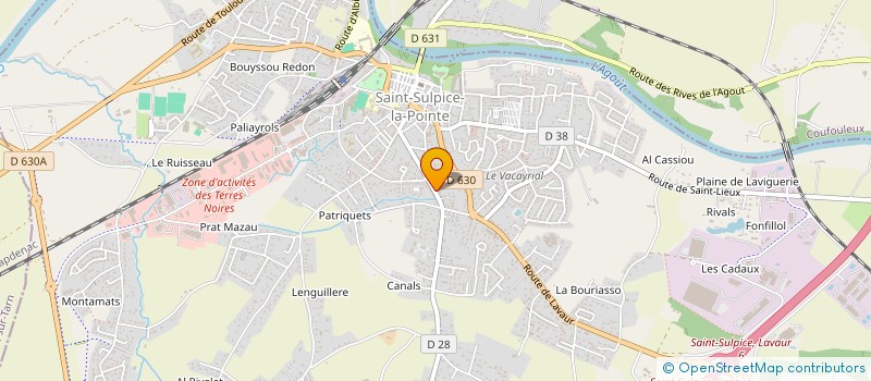 localisation de l'entreprise CHAMARTIN  SAINT-SULPICE-LA-POINTE