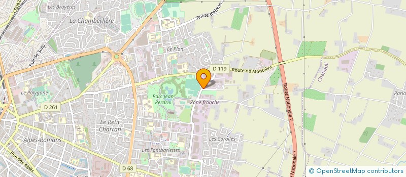 localisation de l'entreprise CHAMAS GROUP  ALIXAN