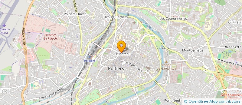 localisation de l'entreprise CHAMAS POITIERS  POITIERS