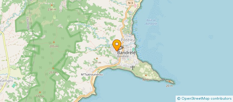 localisation de l'entreprise CHAMASSI TRANSPORTS à BANDRELE