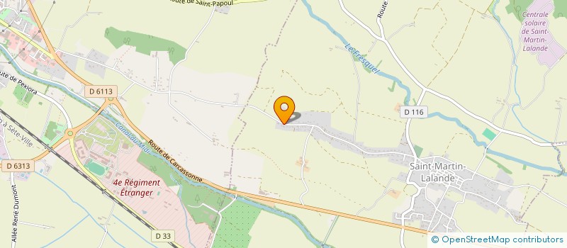 localisation de l'entreprise CHAMATOM  SAINT-MARTIN-LALANDE