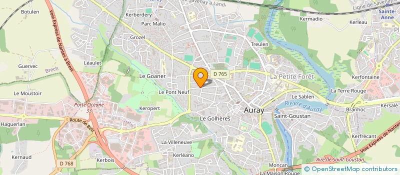 localisation de l'entreprise CHAMATYPIE à AURAY