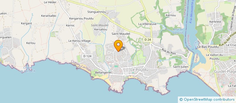 localisation de l'entreprise CHAMAVA  CLOHARS-CARNOET