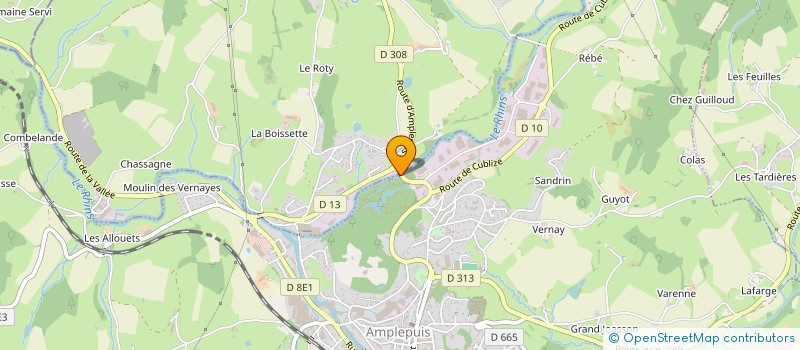 localisation de l'entreprise CHAMAX  SAINT-JEAN-LA-BUSSIERE