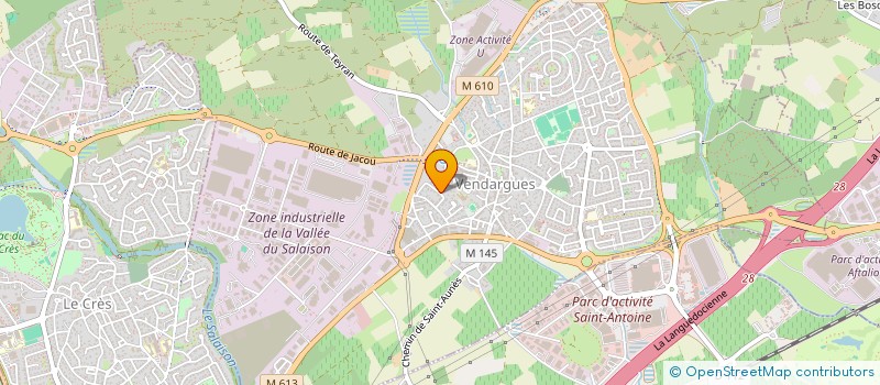 localisation de l'entreprise CHAMAX PATRIMOINE à VENDARGUES