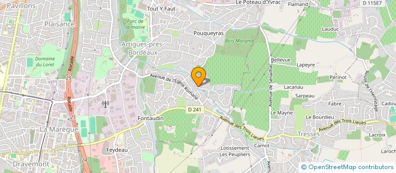 localisation de l'entreprise CHAMAYOU BABIAN  ARTIGUES-PRES-BORDEAUX