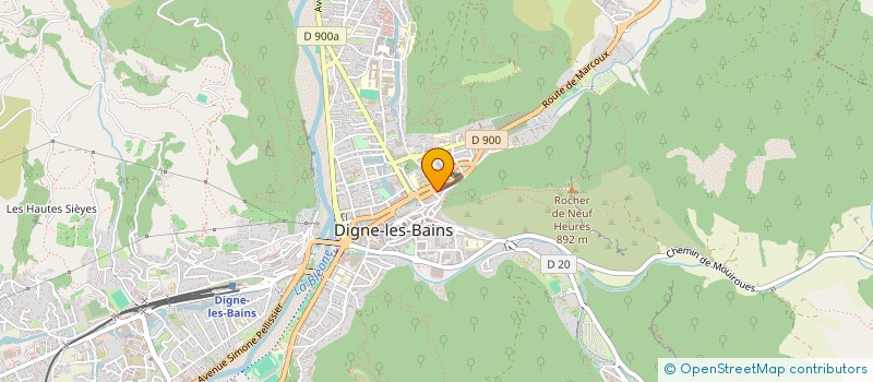 localisation de l'entreprise CHAMB DEP AGRIC ALPES HAUTE PROVENCE à DIGNE-LES-BAINS