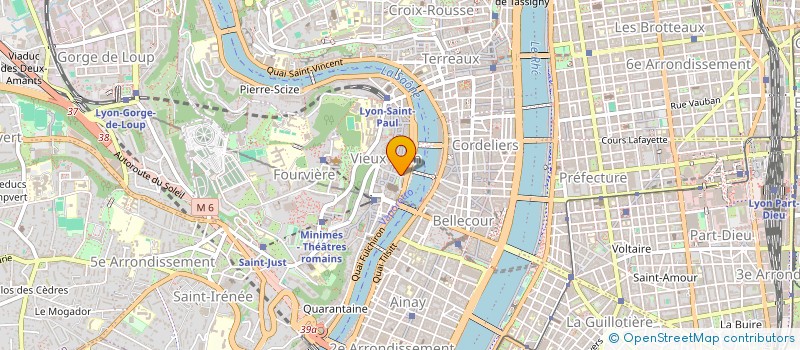 localisation de l'entreprise CHAMB DISCIP AVOUES COUR APPEL à LYON