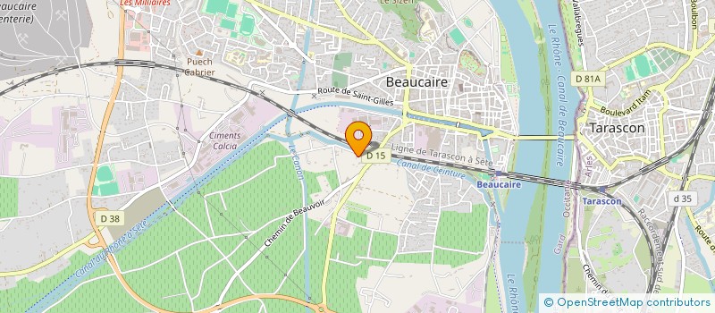 localisation de l'entreprise CHAMB EVENTS  BEAUCAIRE