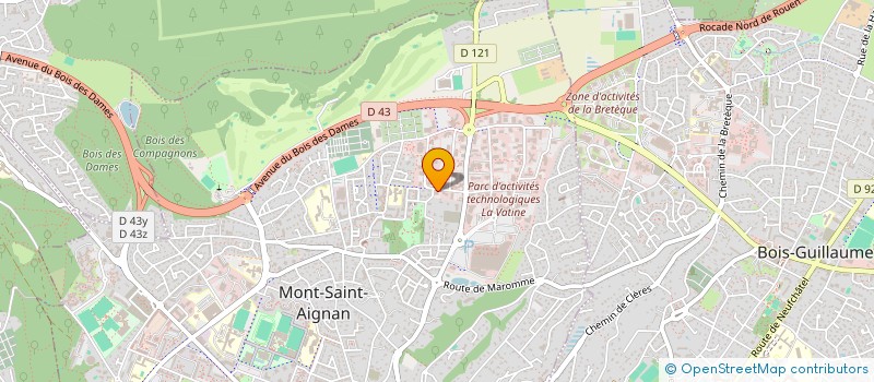 localisation de l'entreprise CHAMB SYND ARTISAN PETITE ENTRE BATIM 76 à MONT-SAINT-AIGNAN