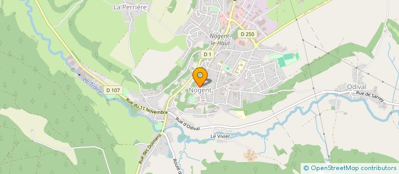 localisation de l'entreprise CHAMB SYND ARTISANS FACONNIERS COUT INST à NOGENT