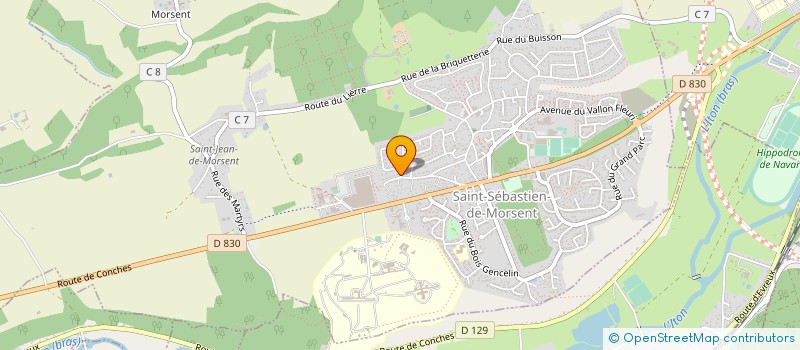 localisation de l'entreprise CHAMB SYND NATION VRP CSN à SAINT-SEBASTIEN-DE-MORSENT