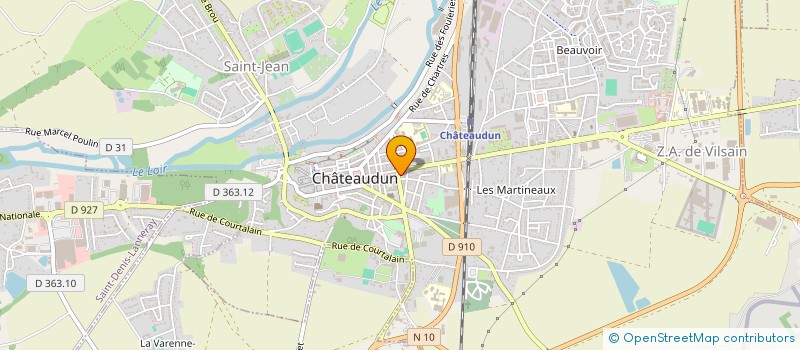 localisation de l'entreprise CHAMB SYND PATRONAL AMEUBLEMENT CHARTRES à CHATEAUDUN