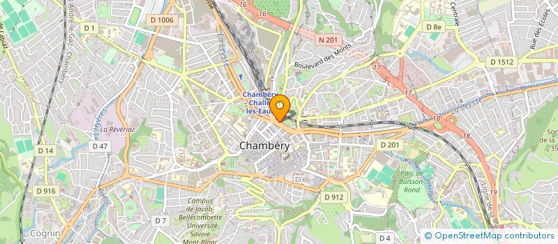 localisation de l'entreprise CHAMB SYND PROPRIET CO PROPRIET SAVOIE à CHAMBERY