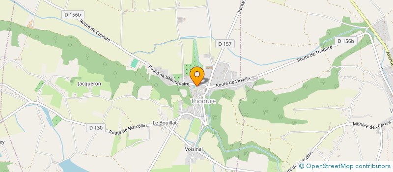 localisation de l'entreprise CHAMBA'RUN  THODURE