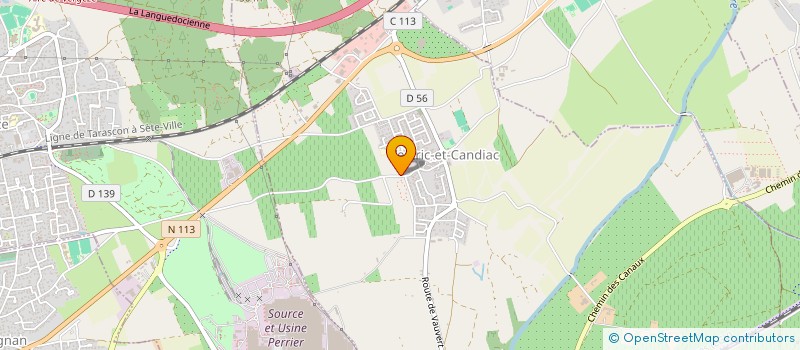 localisation de l'entreprise CHAMBAL VESTRIC  VESTRIC-ET-CANDIAC