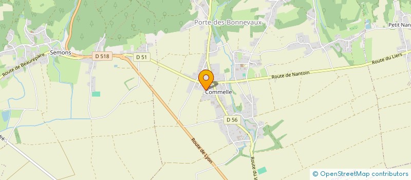 localisation de l'entreprise CHAMBARAN AUTO-ECOLE  PORTE-DES-BONNEVAUX