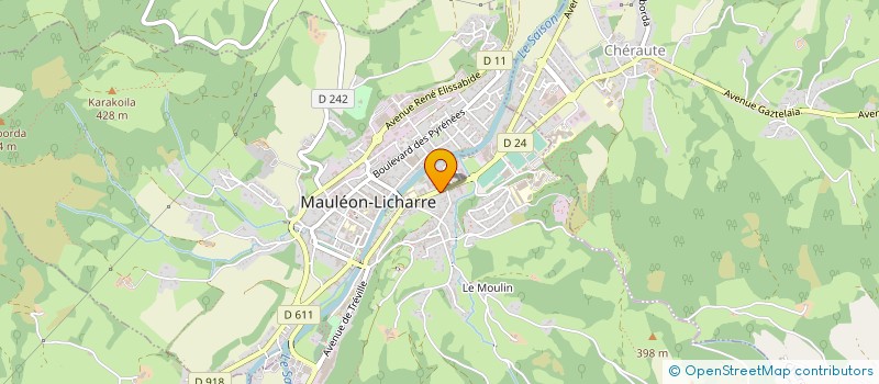 localisation de l'entreprise CHAMBARD HOLDING à MAULEON-LICHARRE