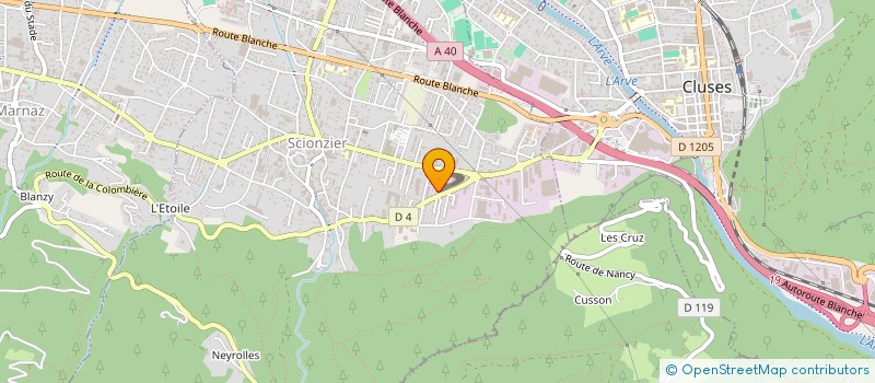 localisation de l'entreprise CHAMBARD SAS à SCIONZIER