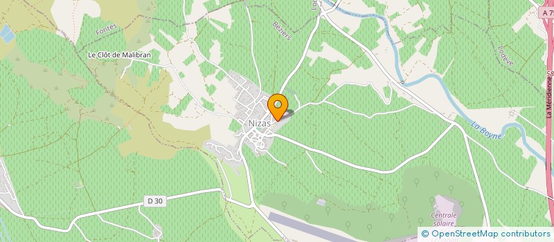 localisation de l'entreprise CHAMBARDY  NIZAS