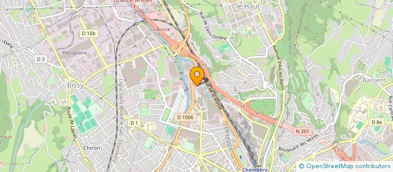 localisation de l'entreprise CHAMBEDIS à CHAMBERY