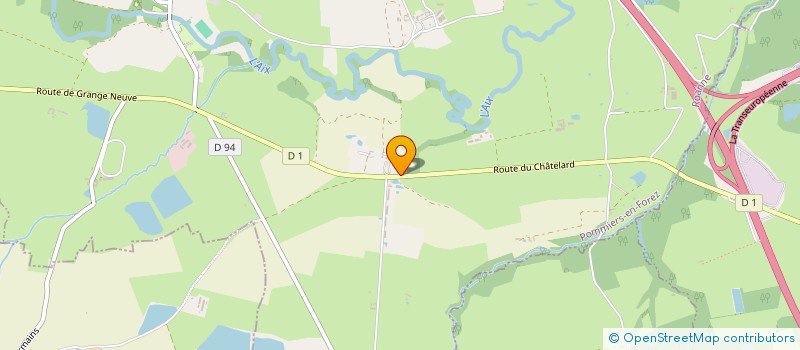 localisation de l'entreprise CHAMBEFORT & FILS  POMMIERS-EN-FOREZ