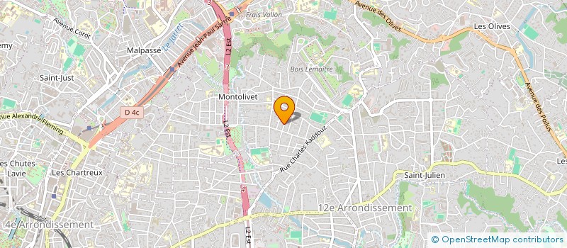 localisation de l'entreprise CHAMBELLANGE à MARSEILLE 12EME
