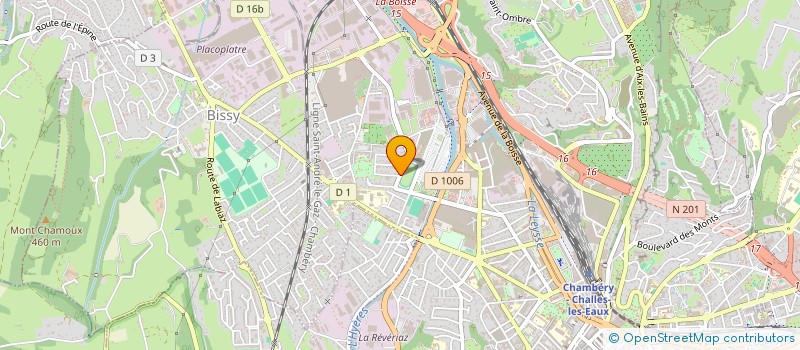 localisation de l'entreprise CHAMBER'MONTS DISQUE  CHAMBERY