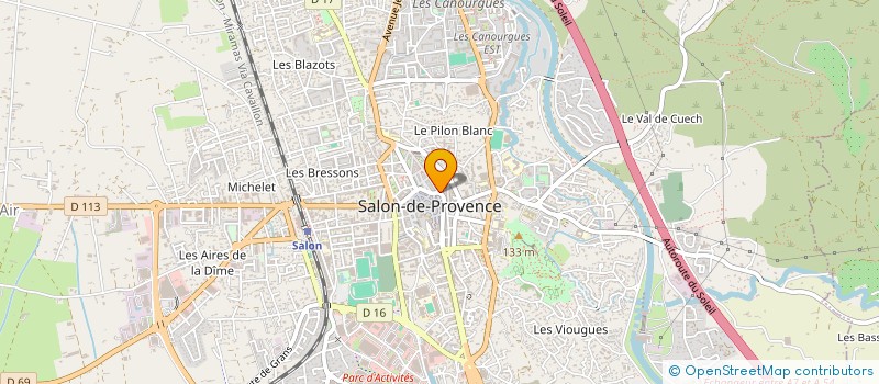 localisation de l'entreprise CHAMBERLAND  SALON-DE-PROVENCE