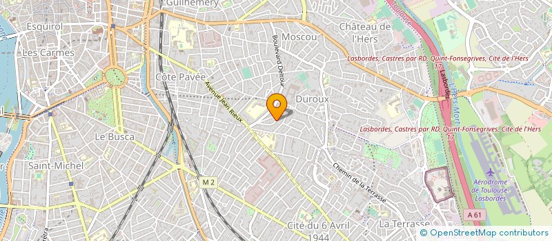 localisation de l'entreprise CHAMBERY COMOZ à TOULOUSE