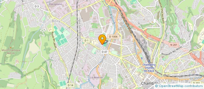 localisation de l'entreprise CHAMBERY ESCALADE  CHAMBERY