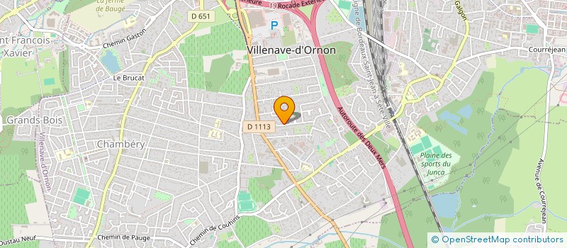 localisation de l'entreprise CHAMBERY ESPACE AUTOMOBILES  VILLENAVE-D'ORNON