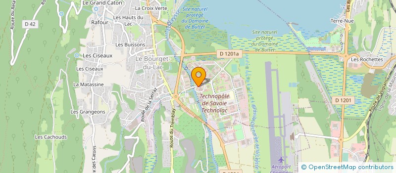 localisation de l'entreprise CHAMBERY-GRAND LAC ECONOMIE à LE BOURGET-DU-LAC