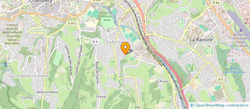 localisation de l'entreprise CHAMBERY LANDIERS  BARBERAZ