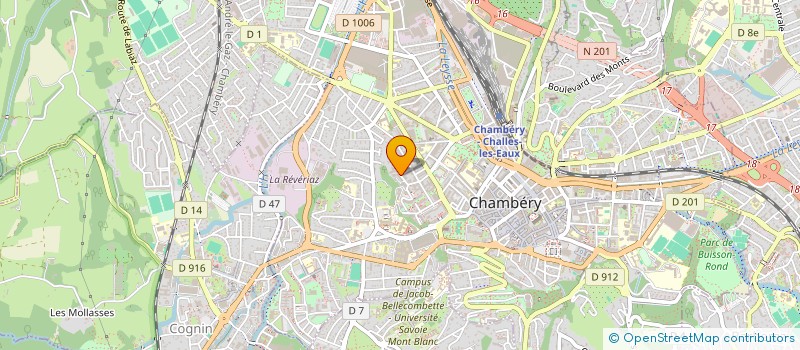 localisation de l'entreprise CHAMBERY TURIN (SAVOIE PIEMONT)  CHAMBERY