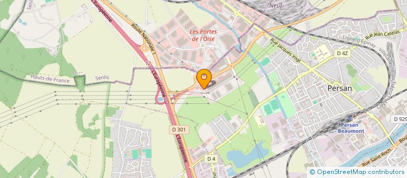 localisation de l'entreprise CHAMBLY MATERIEL MEDICAL  PERSAN