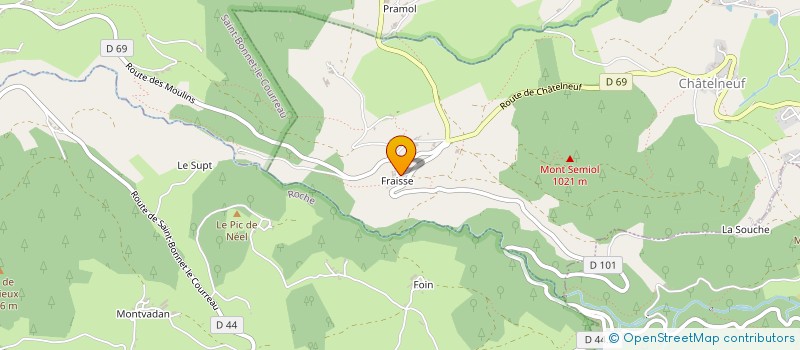 localisation de l'entreprise CHAMBON à SAINT-BONNET-LE-COURREAU