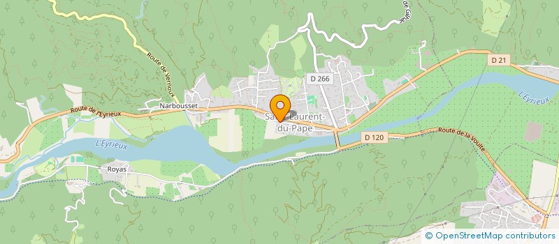 localisation de l'entreprise CHAMBON à SAINT-LAURENT-DU-PAPE