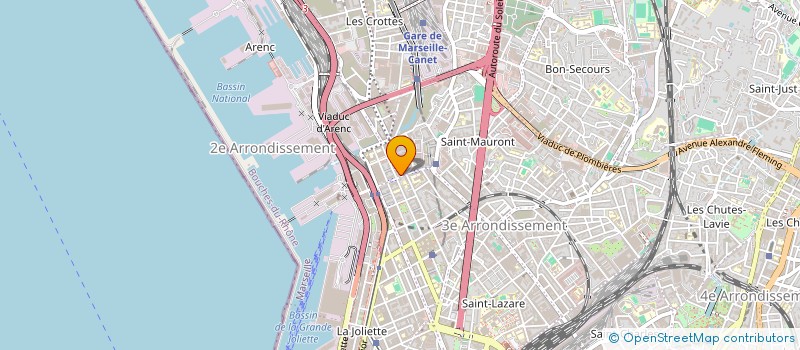 localisation de l'entreprise CHAMBON ET CIE MECANIQUE GLE à MARSEILLE