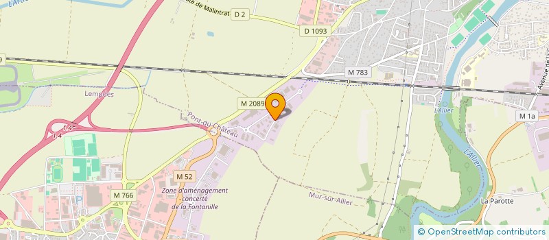 localisation de l'entreprise CHAMBON-GAUTHIER à PONT-DU-CHATEAU