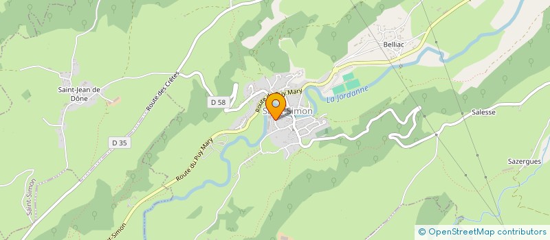 localisation de l'entreprise CHAMBON HOLDING ENTREPRISES à SAINT-SIMON