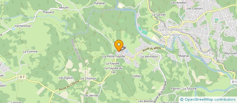 localisation de l'entreprise CHAMBON VINTAGE à LE CHAMBON-SUR-LIGNON