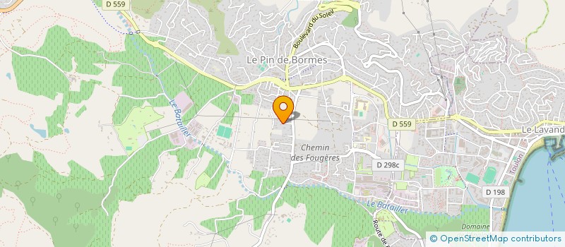localisation de l'entreprise CHAMBORAND à BORMES-LES-MIMOSAS