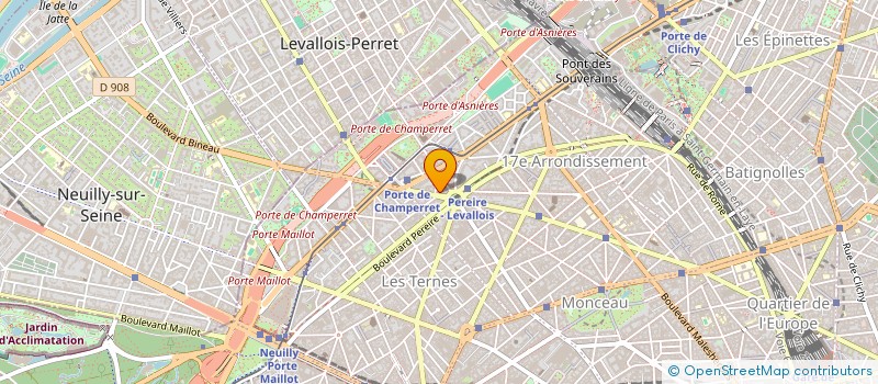 localisation de l'entreprise CHAMBORD à PARIS