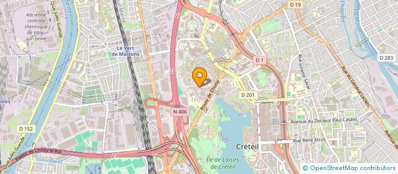 localisation de l'entreprise CHAMBORD DIGITAL  CRETEIL